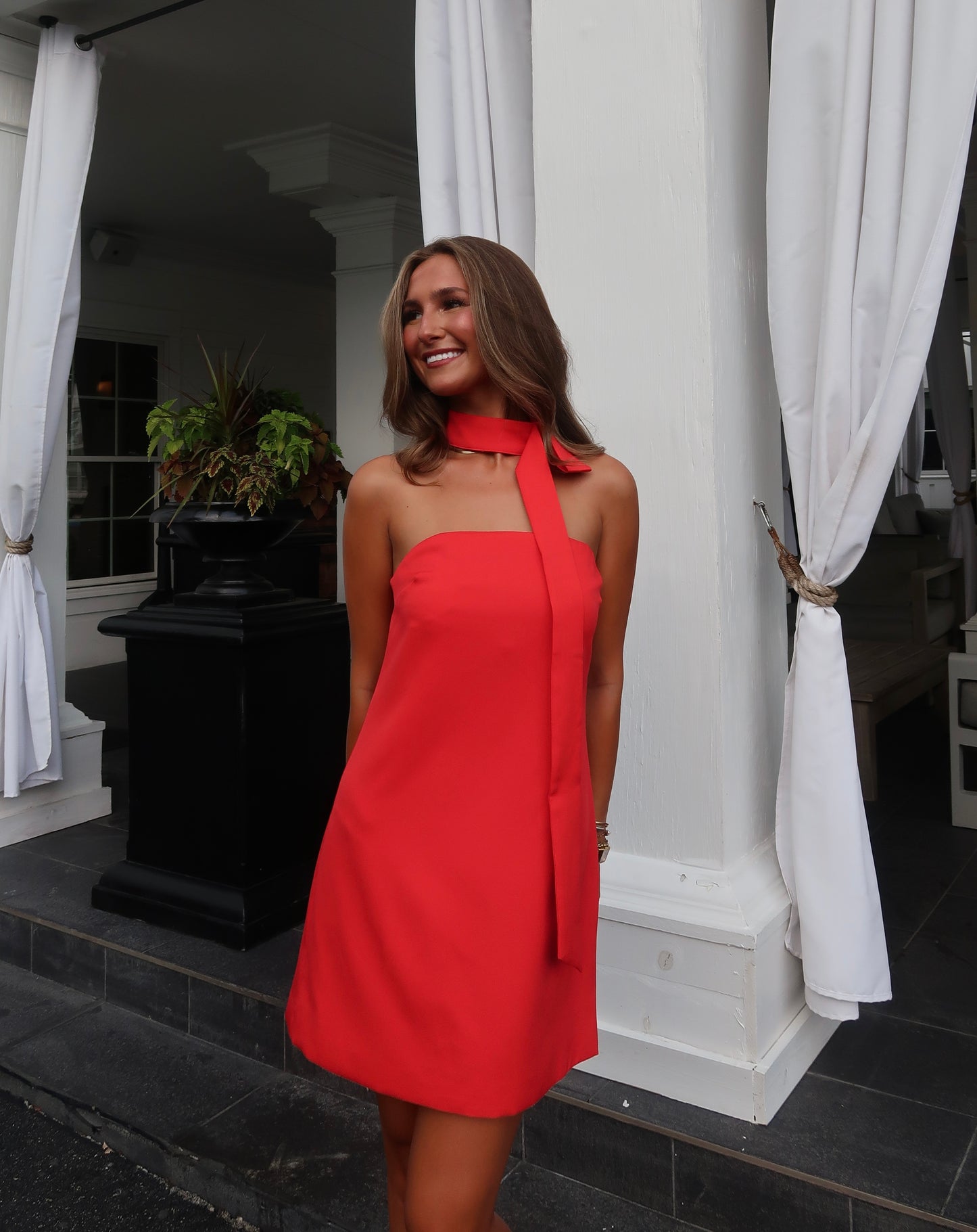Annalise Mini Dress | Red