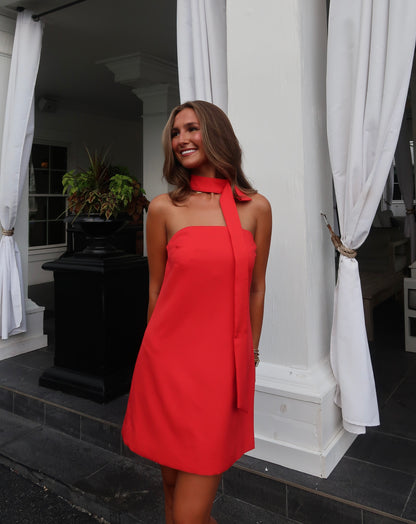 Annalise Mini Dress | Red