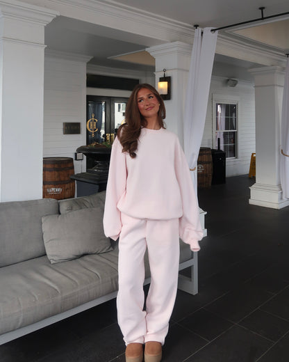 Haven Wide Leg Sweatpants | Baby Pink PREORDER