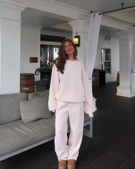 Haven Wide Leg Sweatpants | Baby Pink | PREORDER