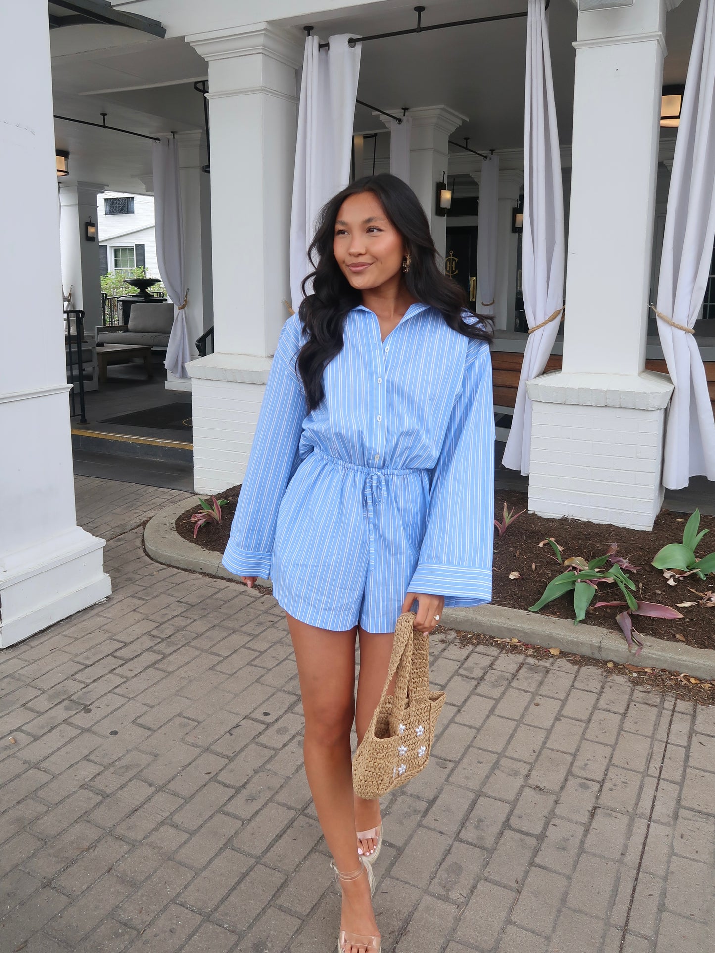Emily Stripe Romper
