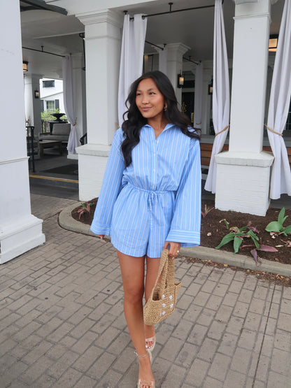 Emily Stripe Romper