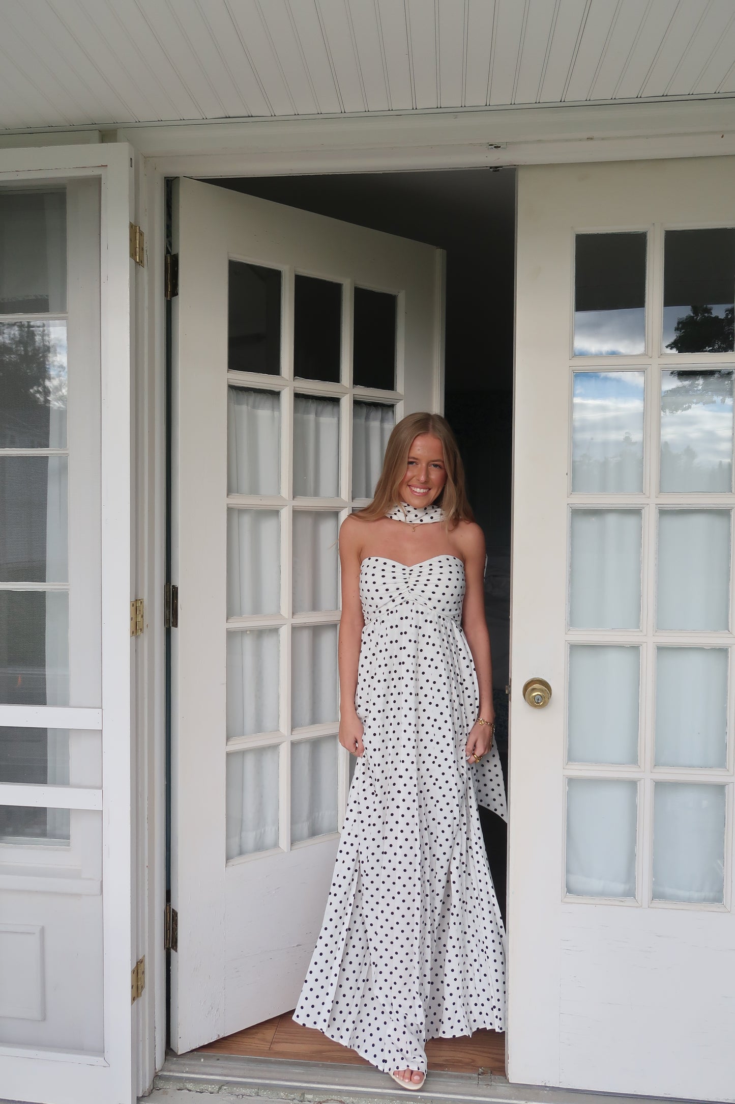 Sofie Polka Dot Maxi Dress