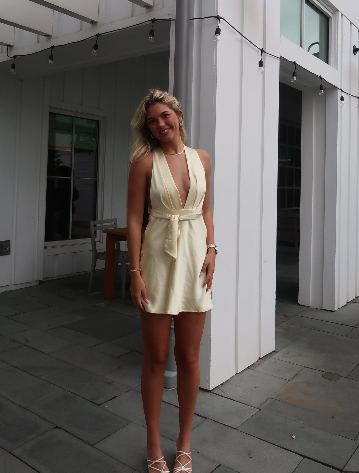 Andie Butter Yellow Dress