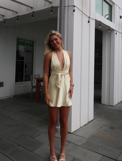 Andie Butter Yellow Dress