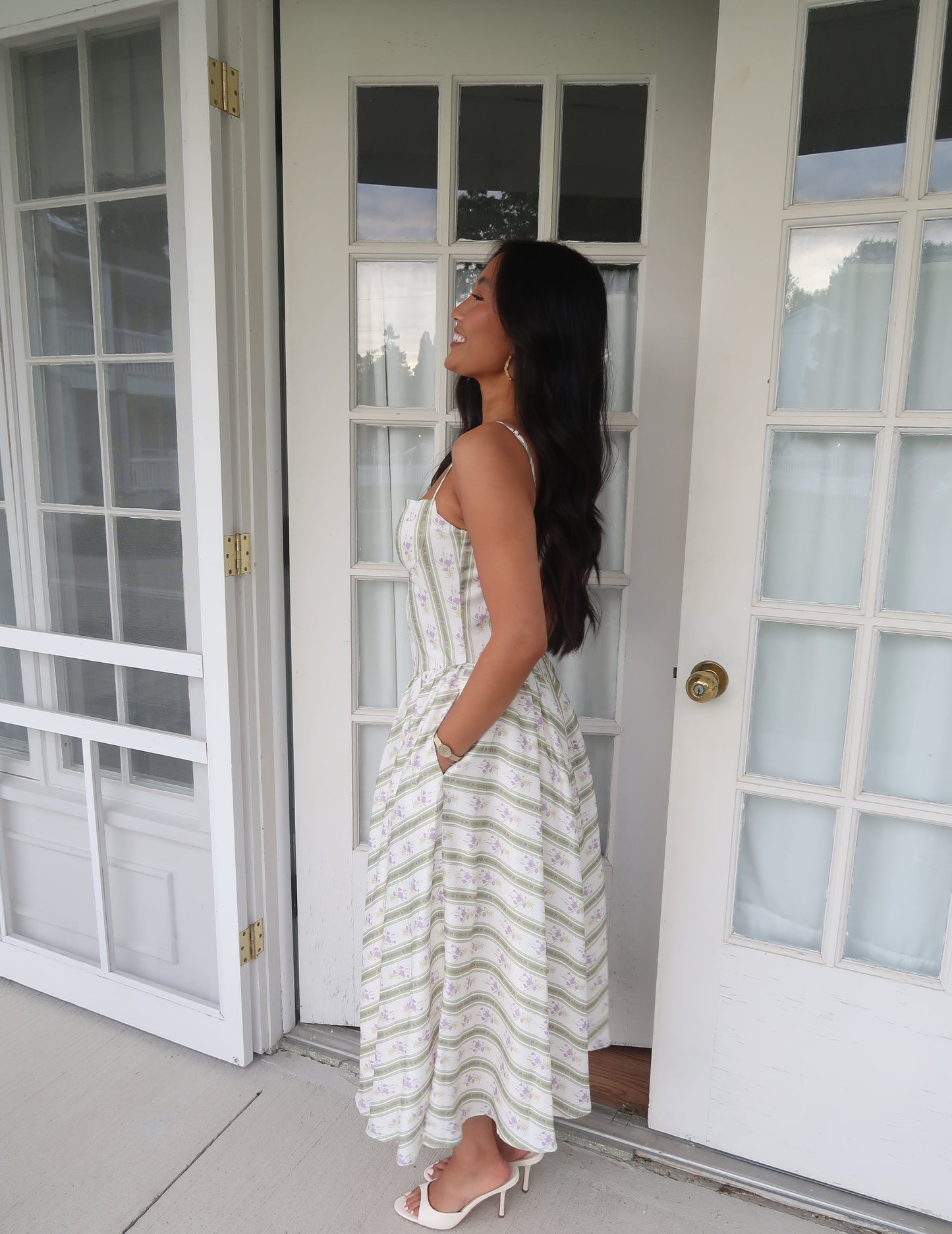 Harper Floral Midi Dress