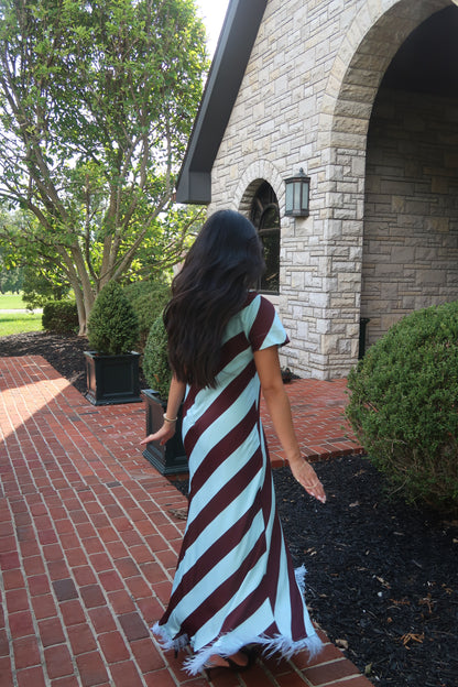 Sylvie Stripe Maxi Dress
