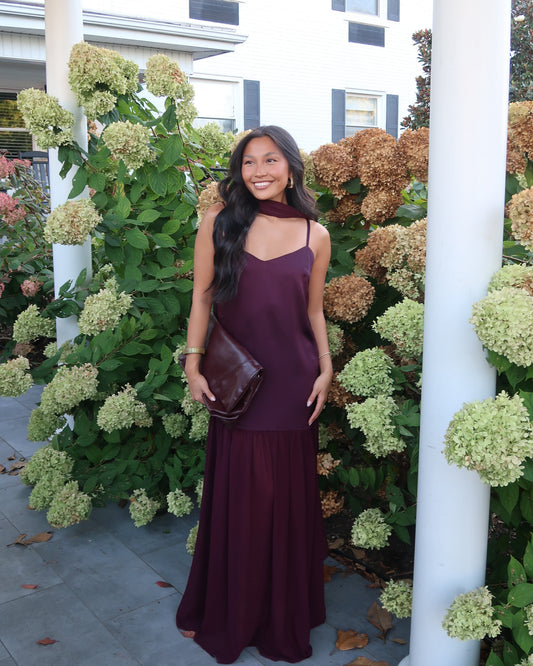 Eloise Maxi Dress | Burgundy