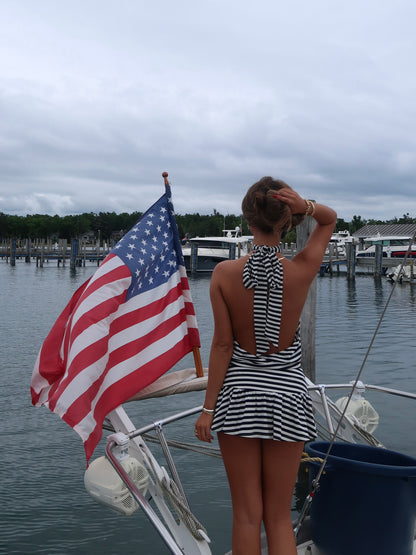 Harbor Stripe Skort