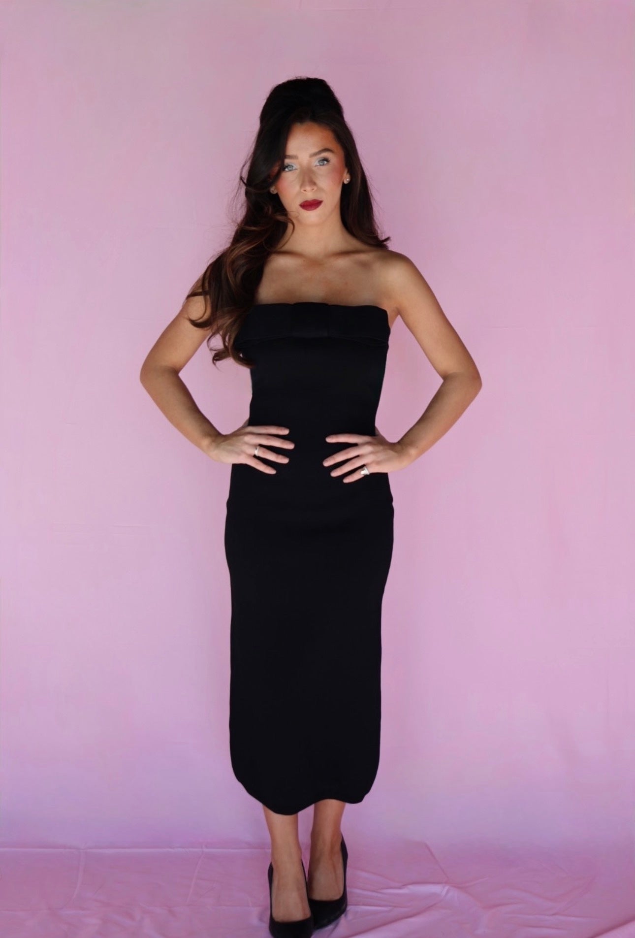 Seton Midi Dress | Black