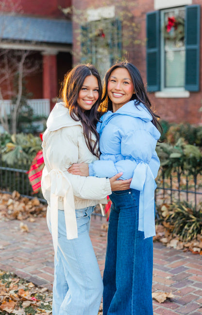 Caroline Puffer Jacket | Baby Blue