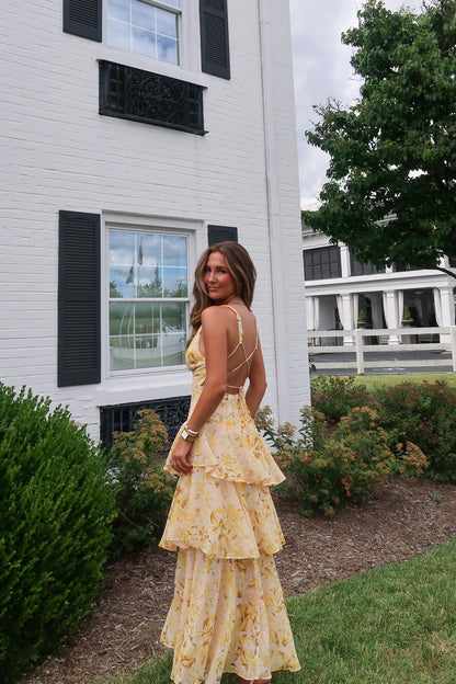 Belle Floral Maxi Dress