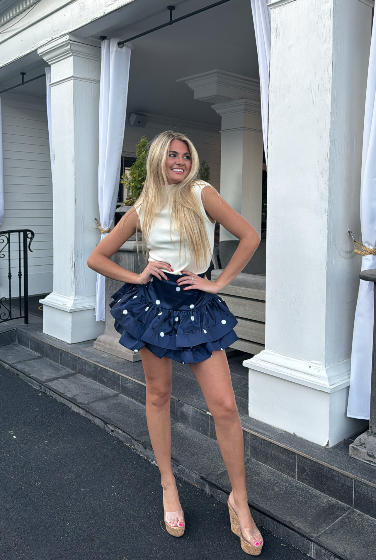 Emory Polka Dot Skirt