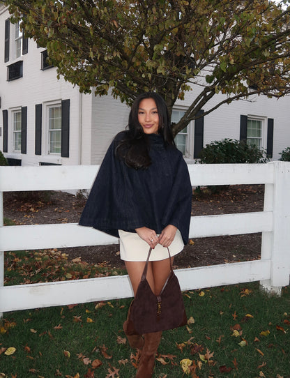 Pamela Denim Cape