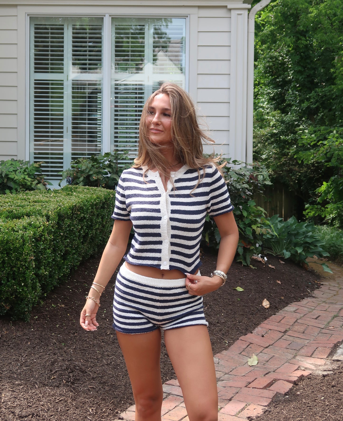 Bianca Stripe Knit Set