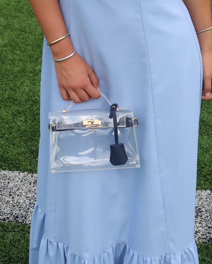 Stadium Mini Clear Bag | Navy