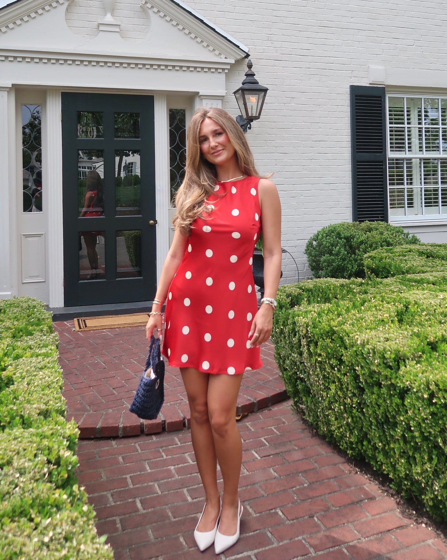 Cherry Polka Dot Mini Dress