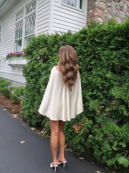 Forevermore Satin Cape