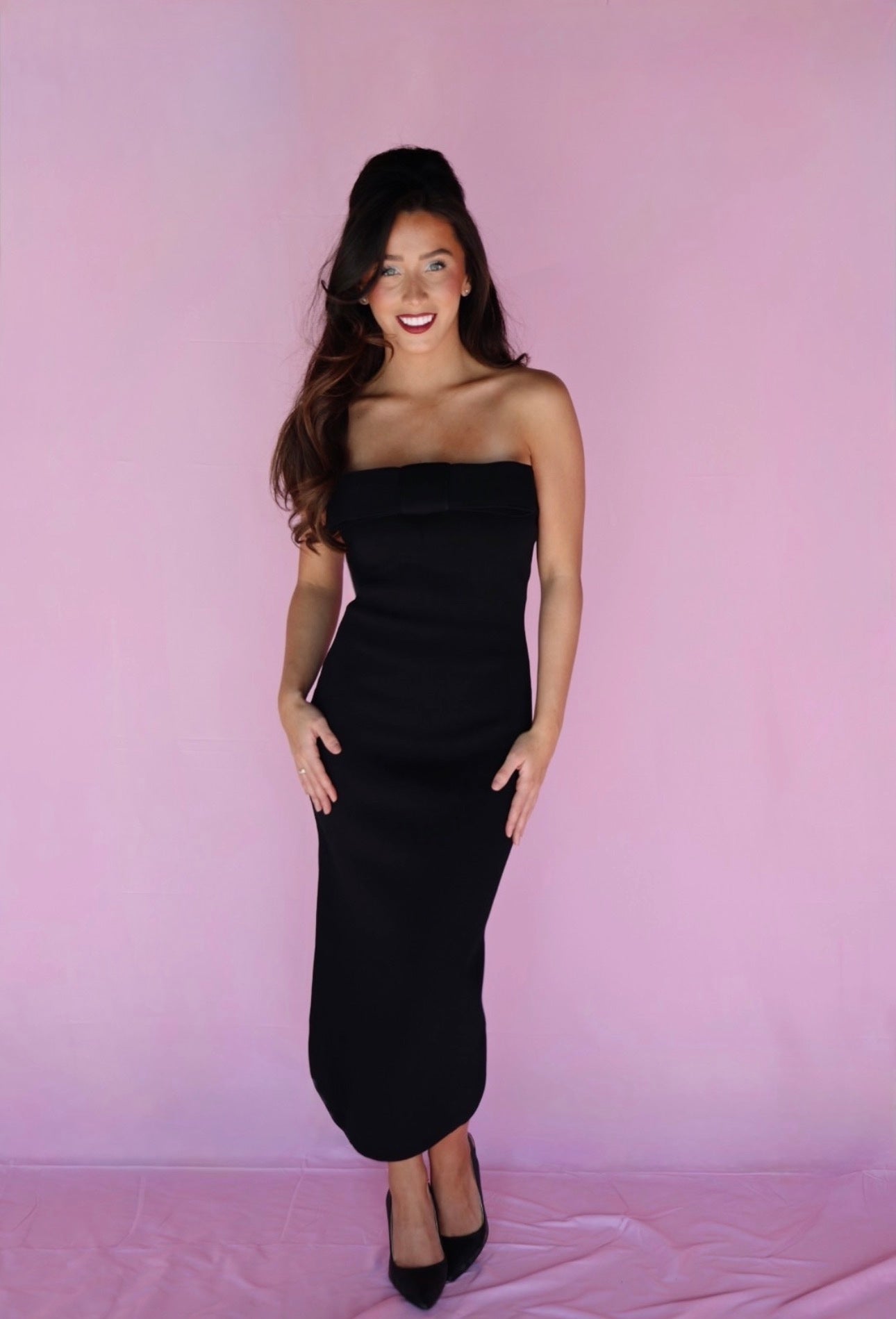 Seton Midi Dress | Black