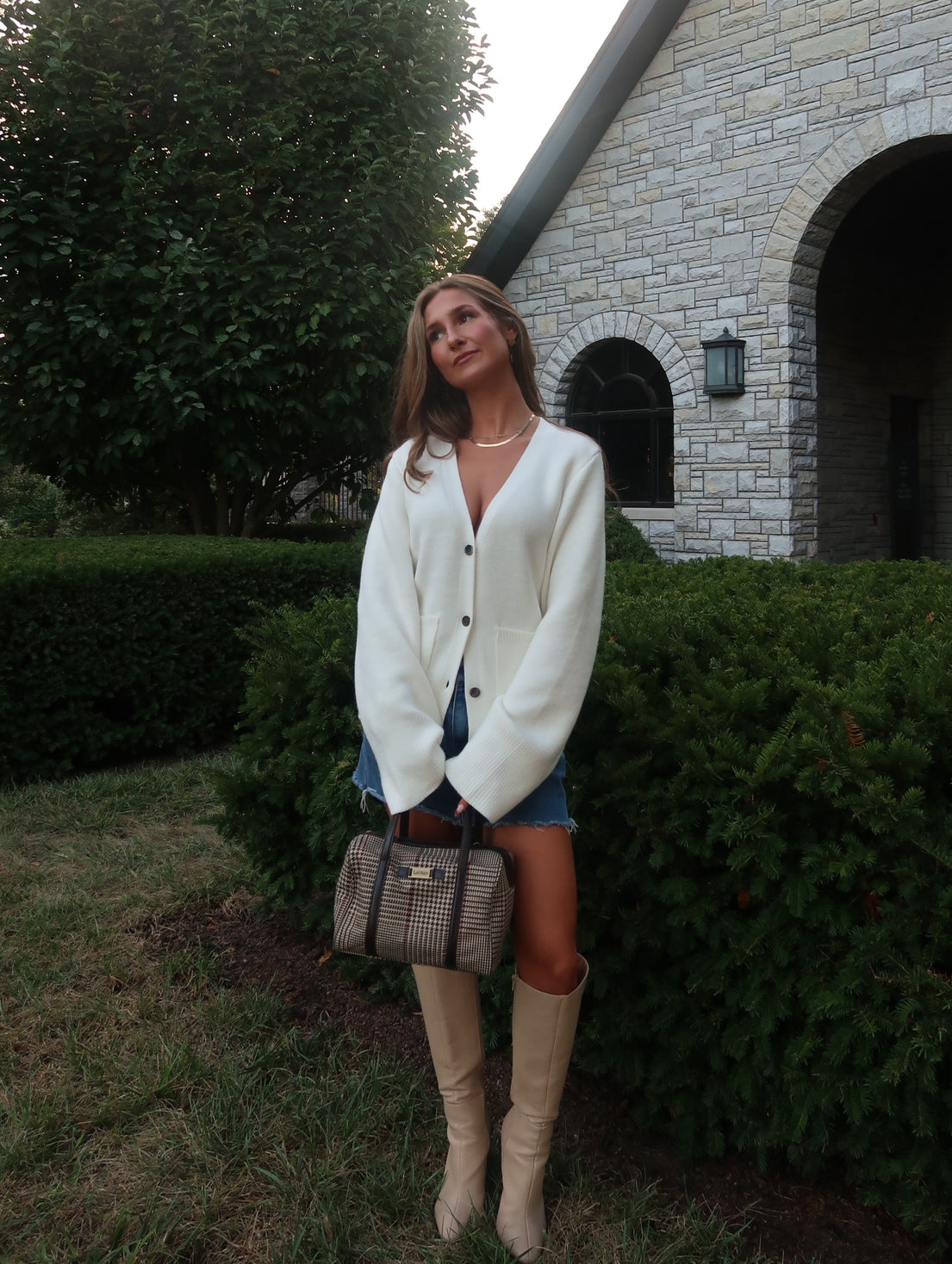 Estelle Cardigan | White