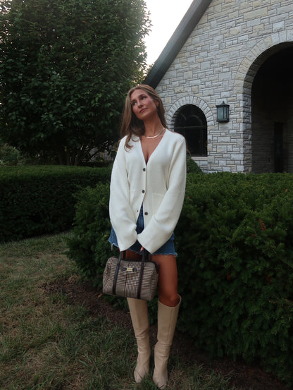 Estelle Cardigan | White
