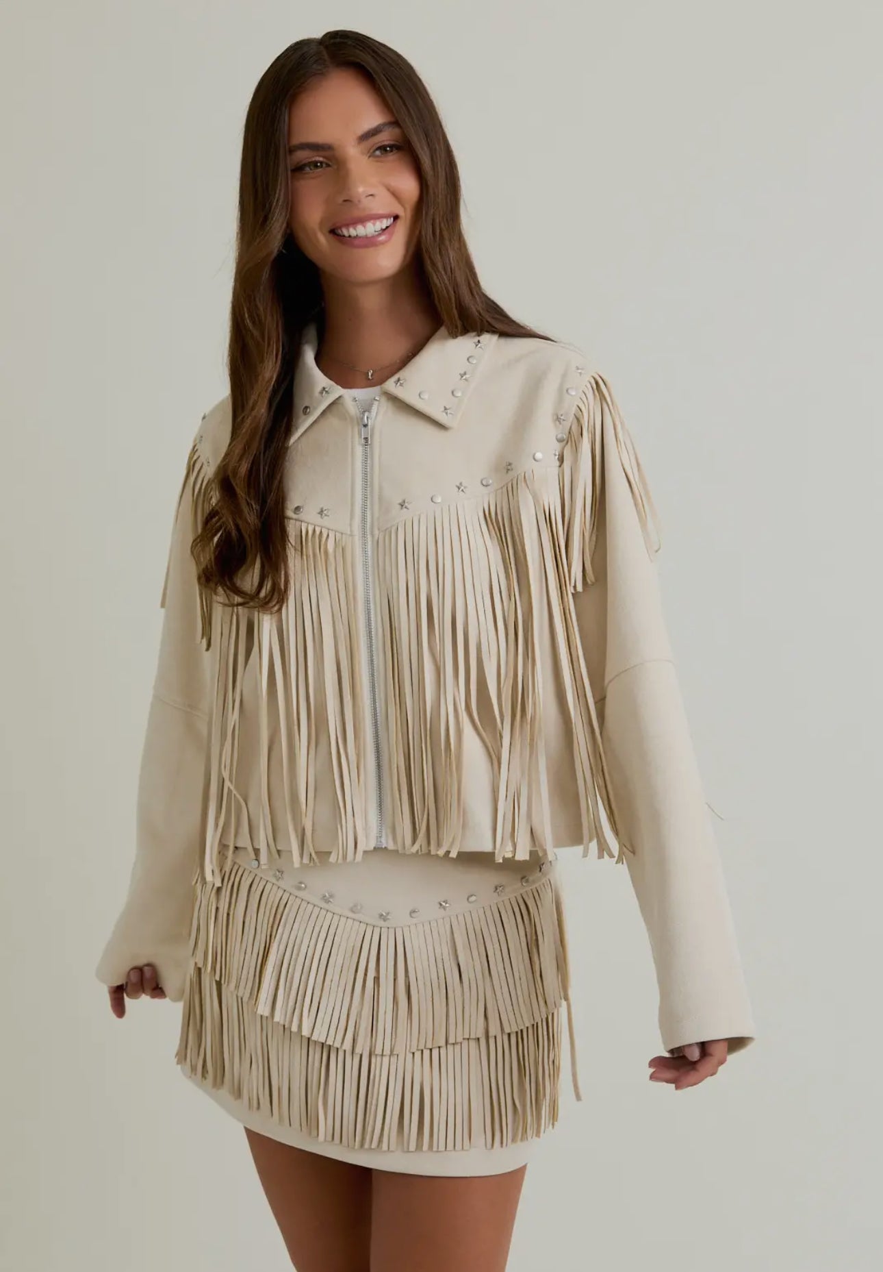 Beaumont Suede Fringe Jacket