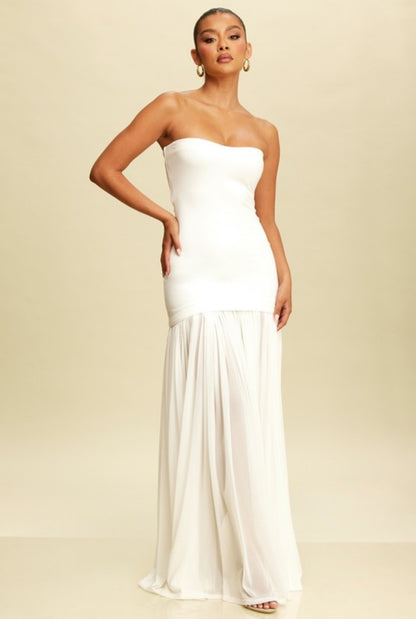 Brigitte Maxi Dress | White