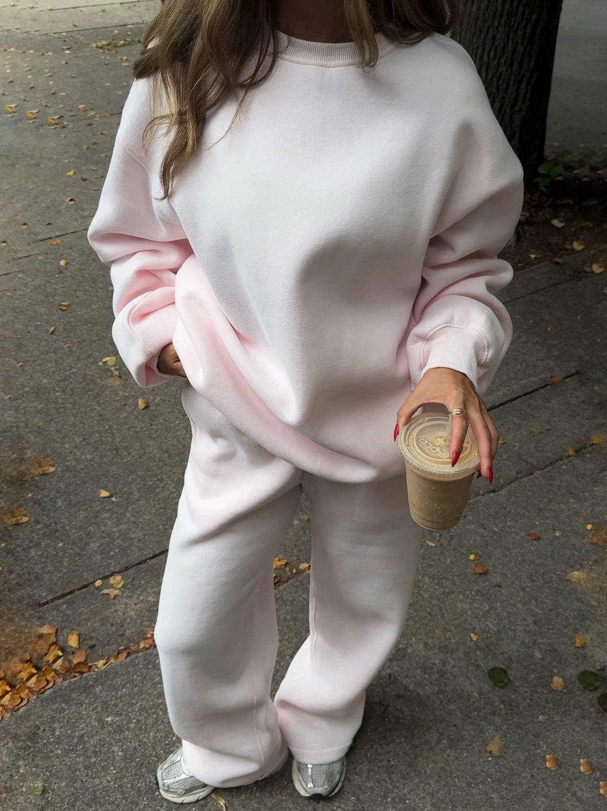 Haven Wide Leg Sweatpants | Baby Pink