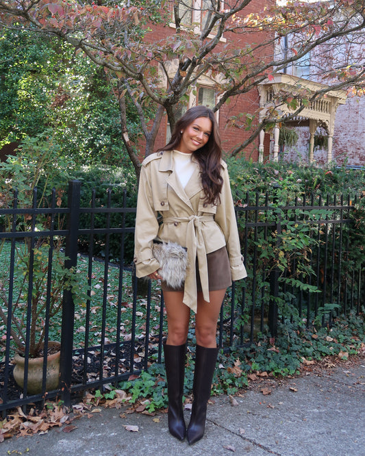 Daphne Belted Trench Coat