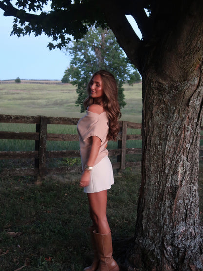Paddock Knit Top | Taupe