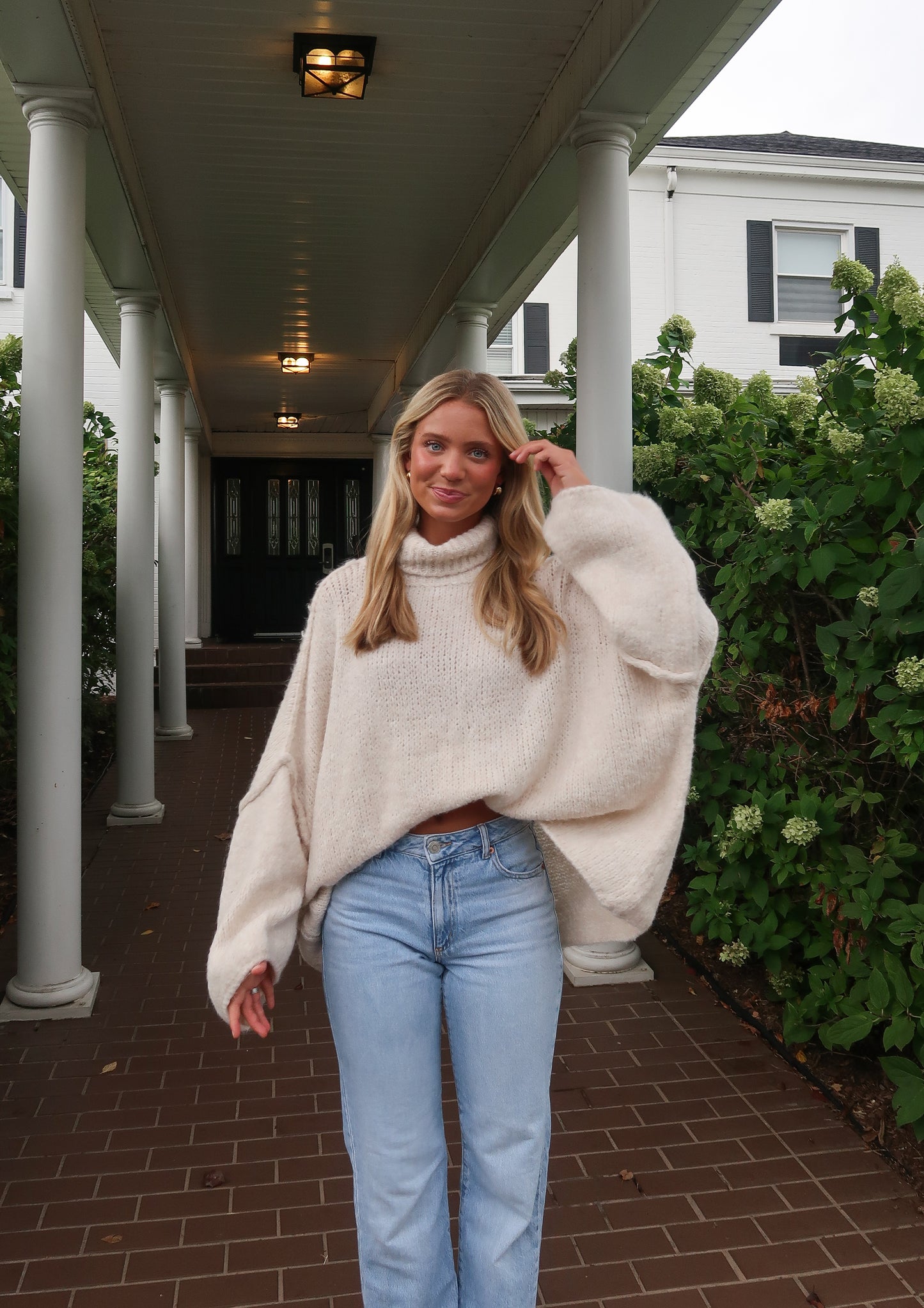 Adaline Chunky Sweater | Cream