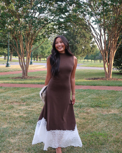 Stevi Lace Maxi Dress