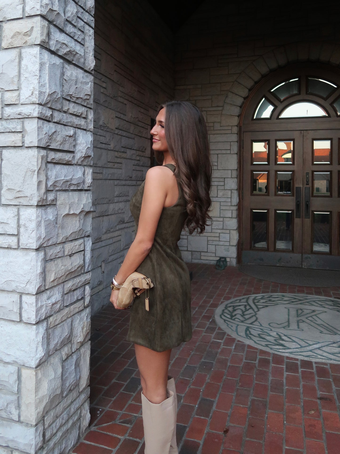 Callie Mini Dress | Olive
