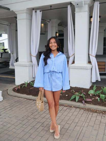 Emily Stripe Romper