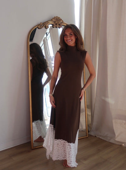 Stevi Lace Maxi Dress