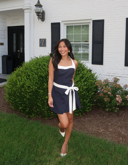 Hampton Mini Dress | Navy
