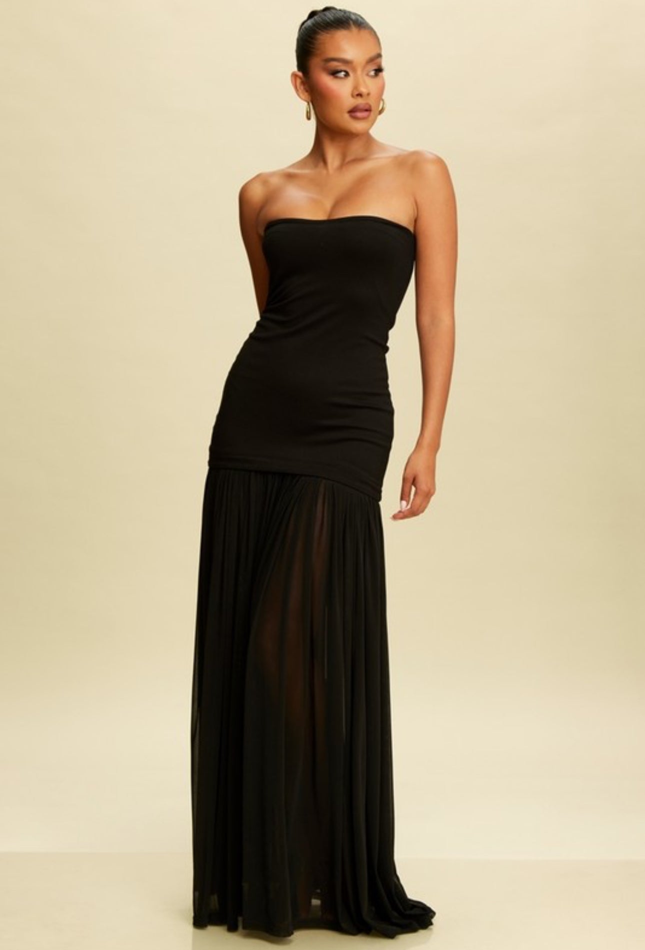 Brigitte Maxi Dress | Black