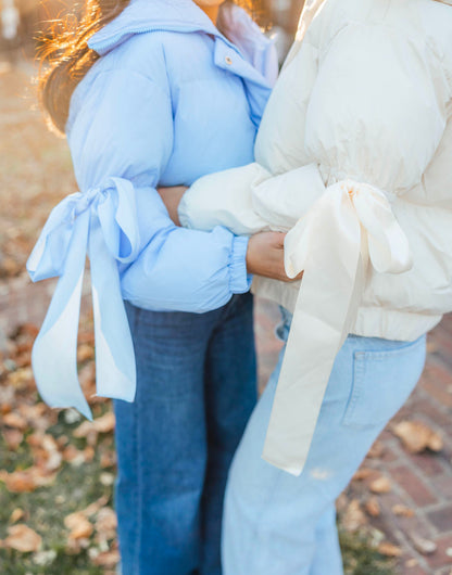 Caroline Puffer Jacket | Baby Blue