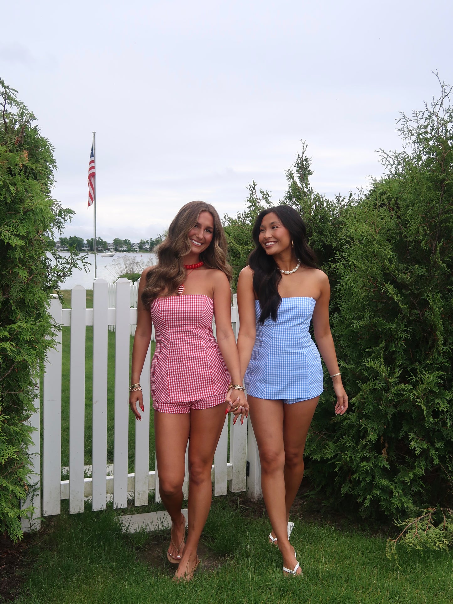 American Honey Gingham Set | Blue