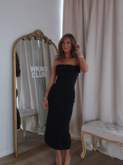 Seton Midi Dress | Black
