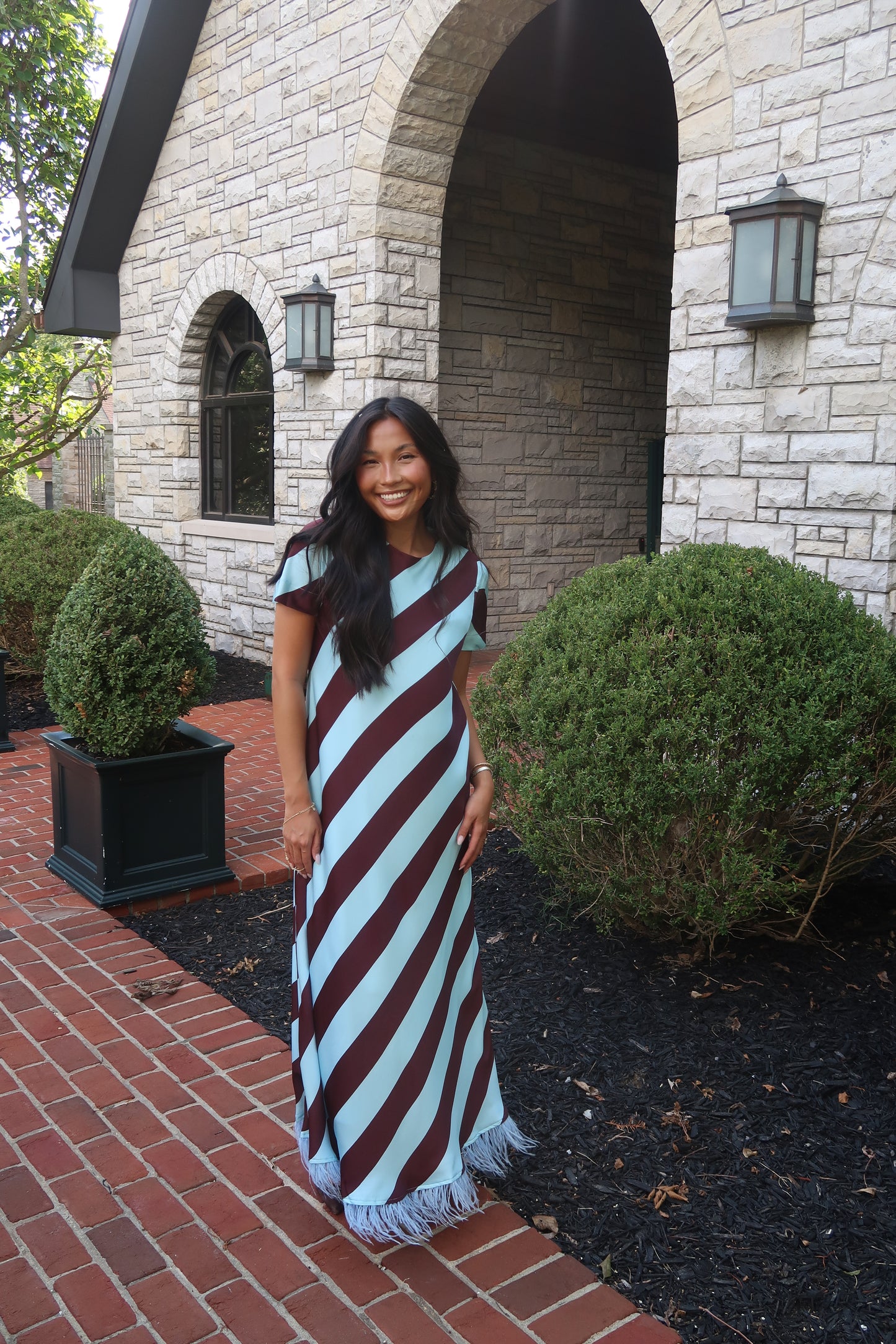 Sylvie Stripe Maxi Dress
