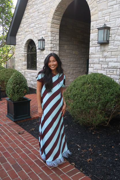 Sylvie Stripe Maxi Dress