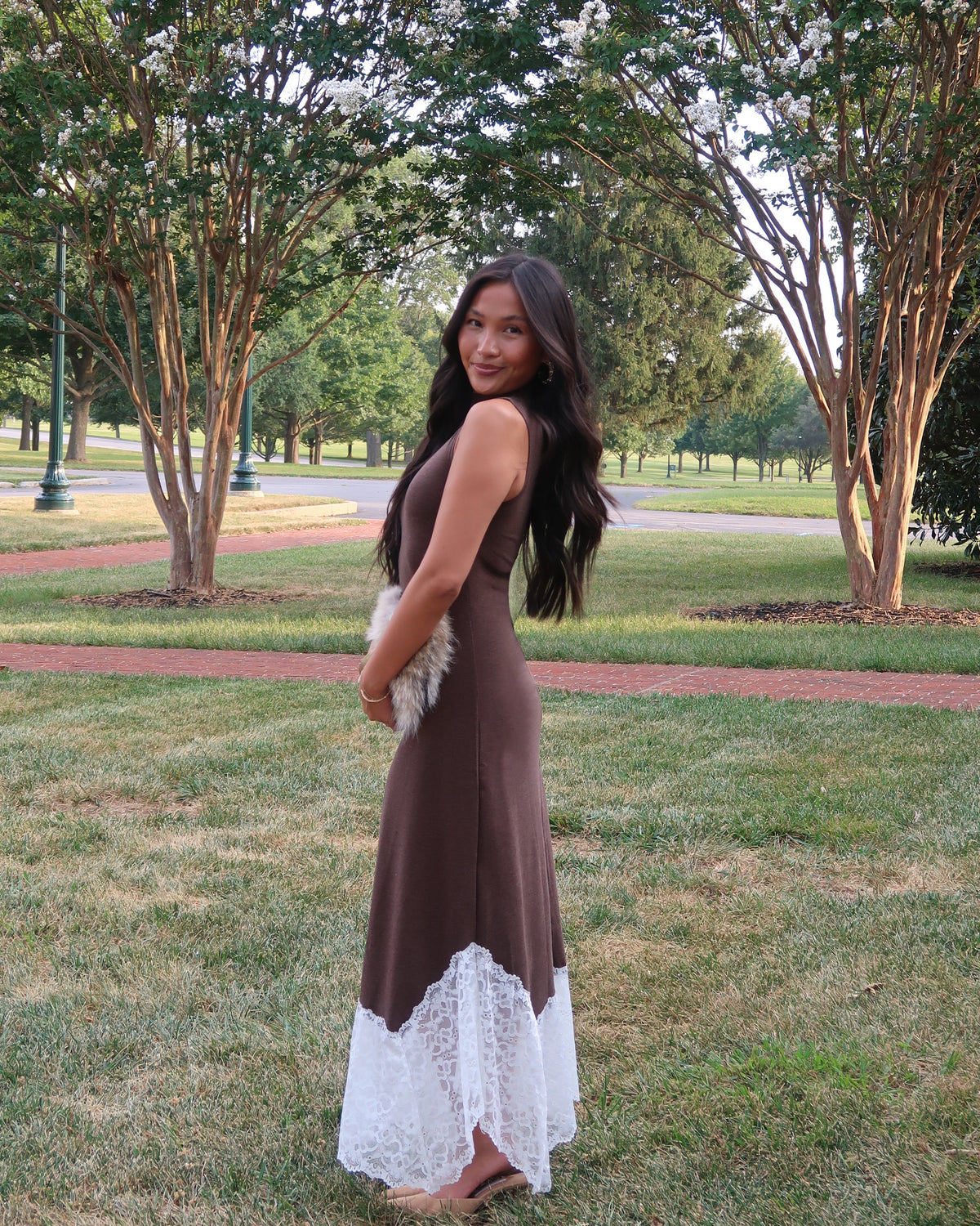 Stevi Lace Maxi Dress