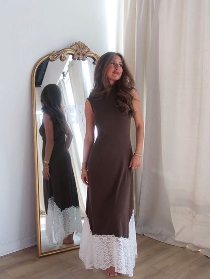 Stevi Lace Maxi Dress