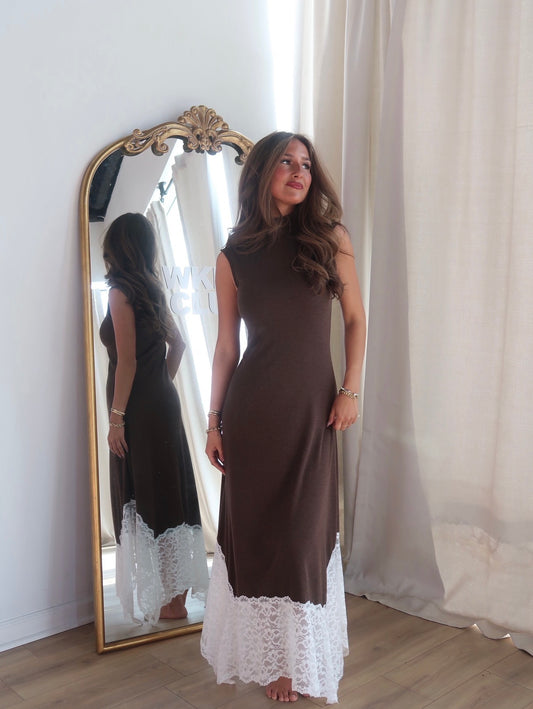 Stevi Lace Maxi Dress