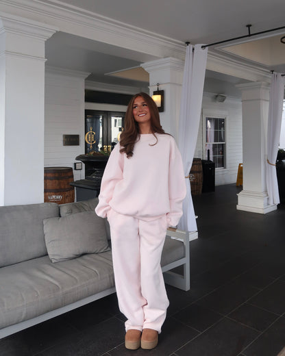 Haven Wide Leg Sweatpants | Baby Pink PREORDER