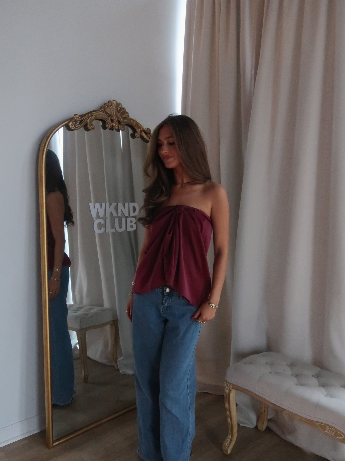 Searcy Top | Burgundy