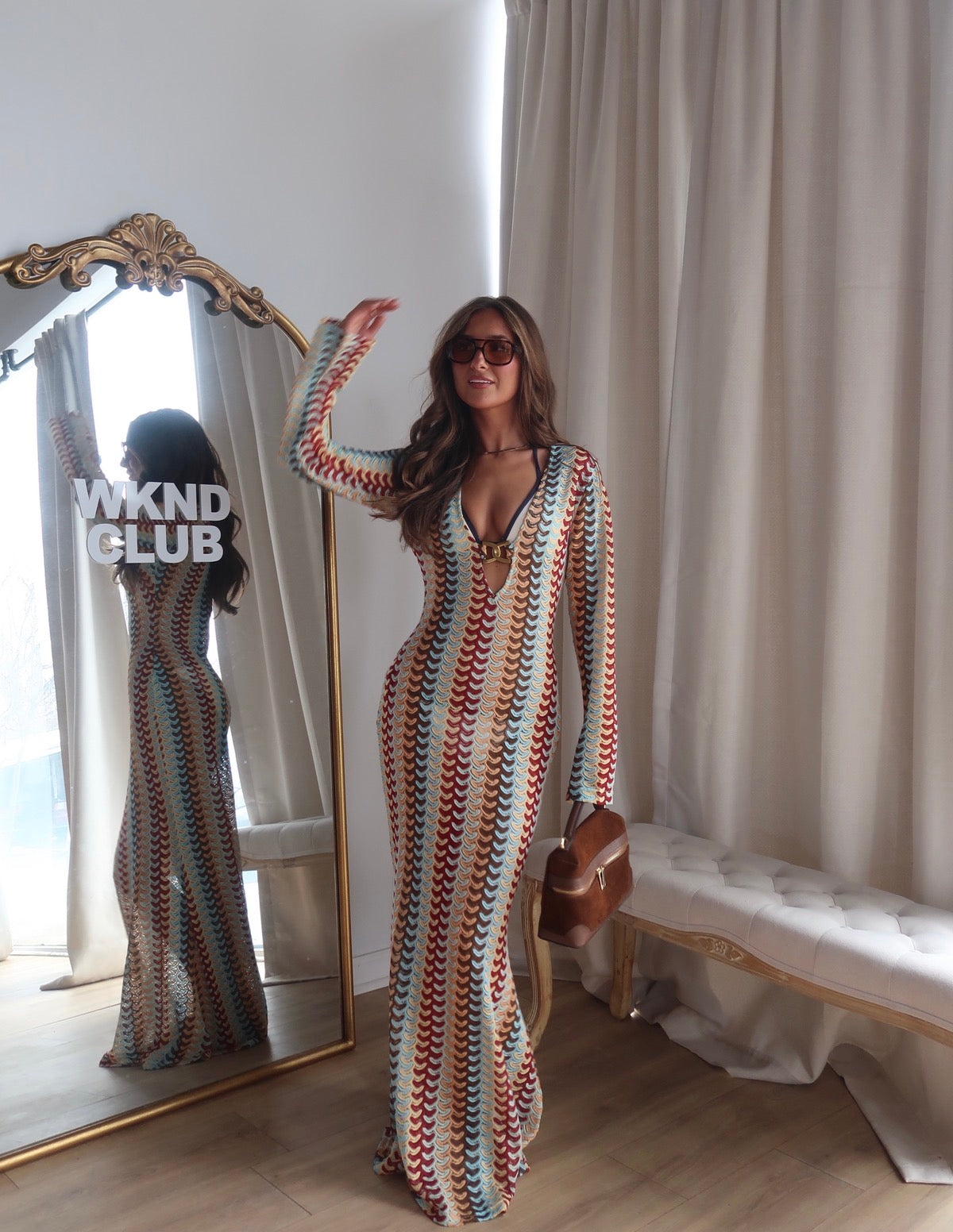 Palermo Crochet Cover Up Maxi Dress