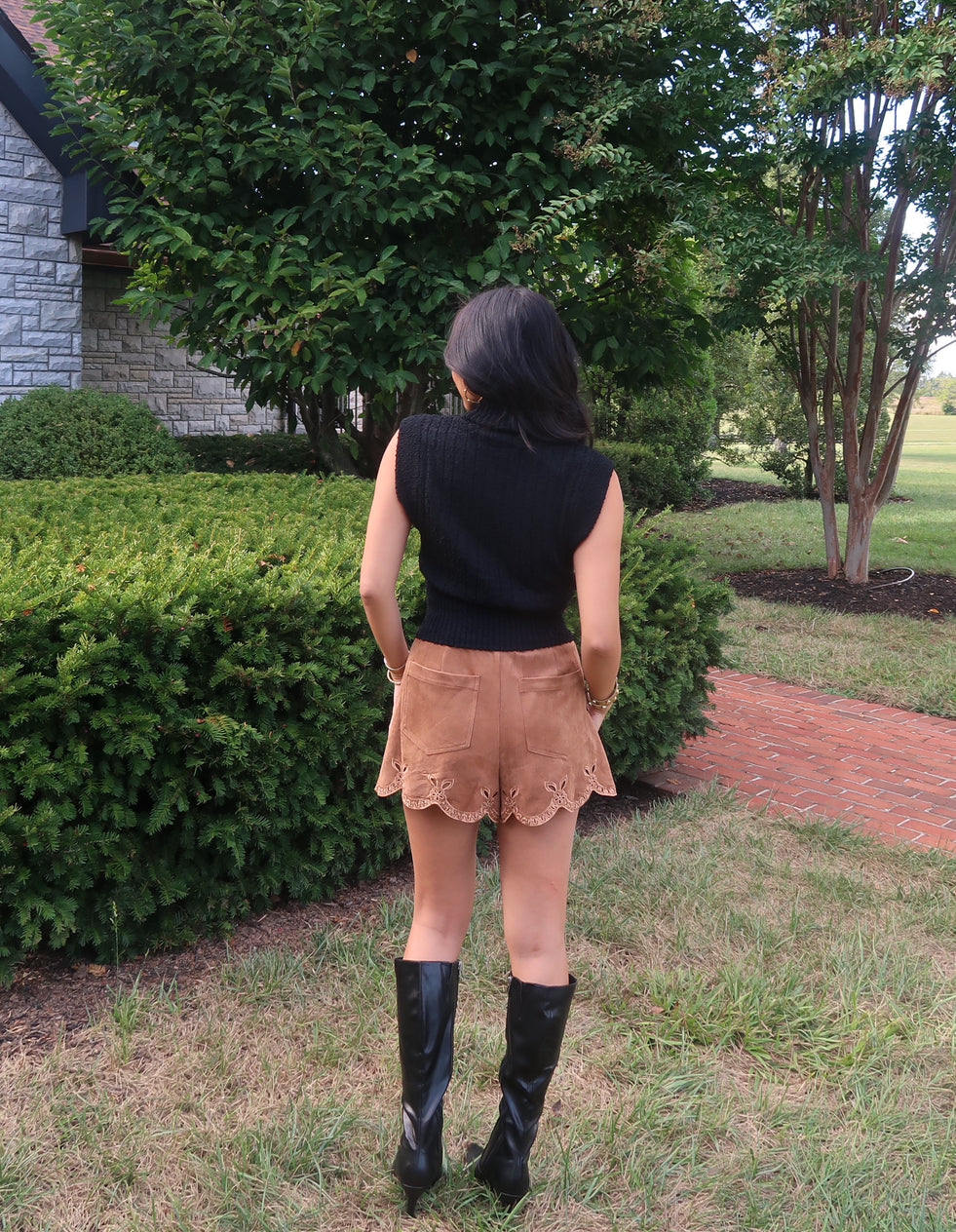 Harlow Suede Shorts