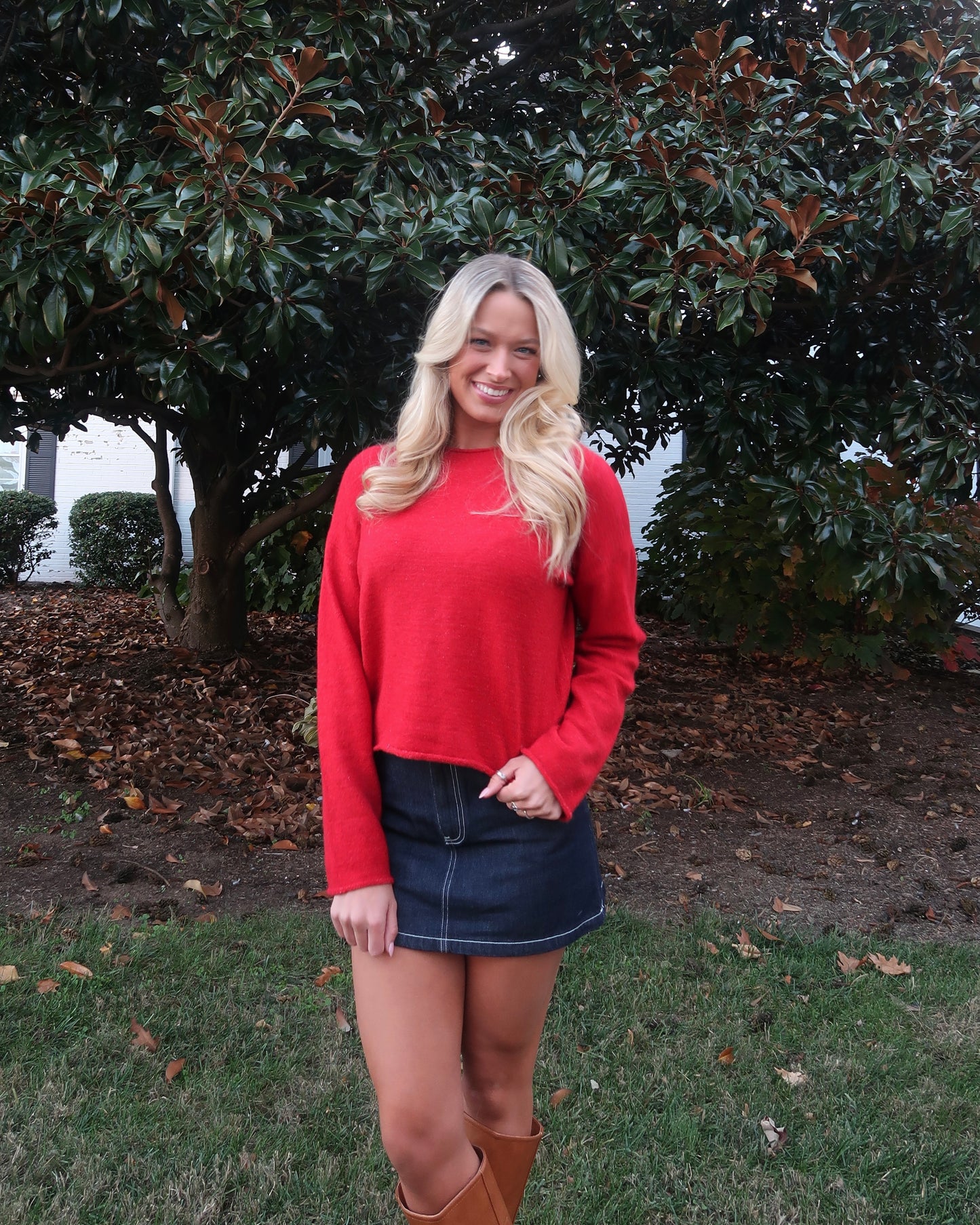 Mae Sweater | Red